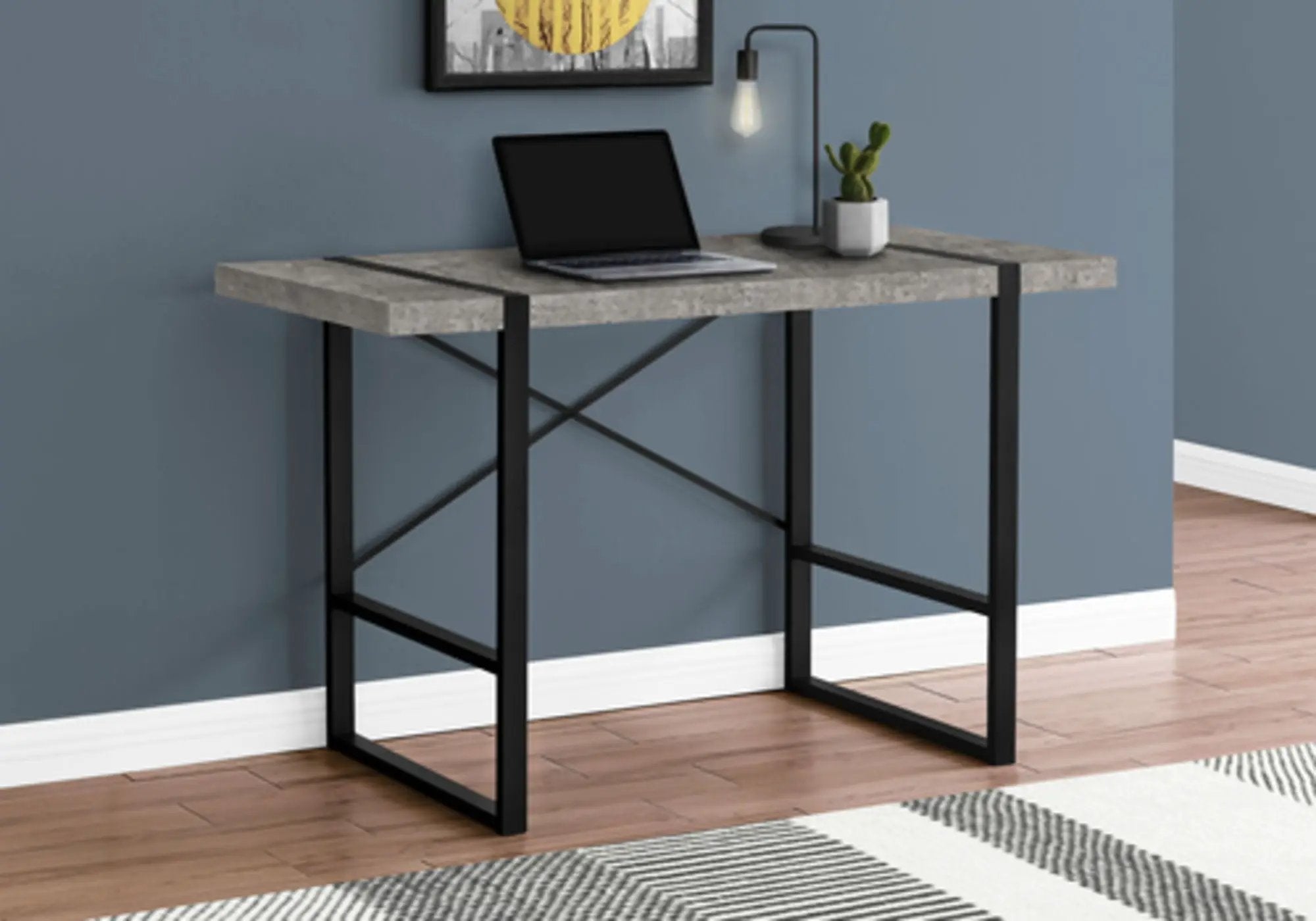 Industrial Design Computer Desk For Home Office, Laptop by Unique Piece Furniture