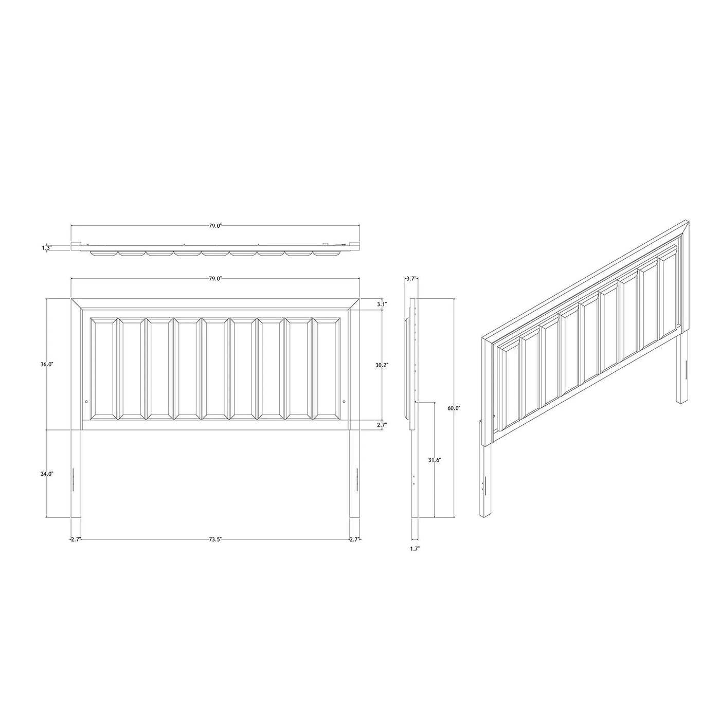 Skye - Durable Bed by Unique Piece Furniture
