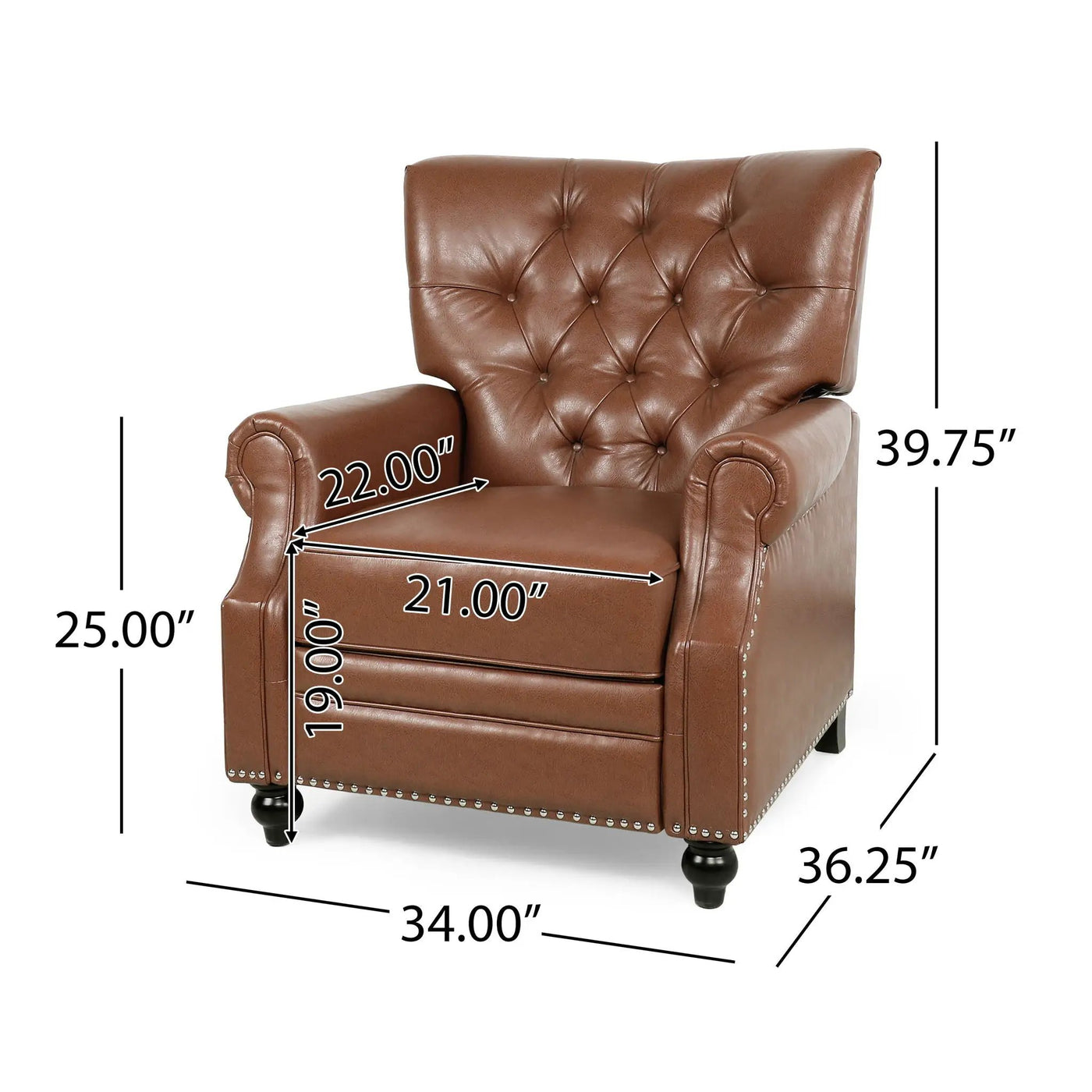 Welch Contemporary Tufted Pushback Recliner by HouseOfZazla
