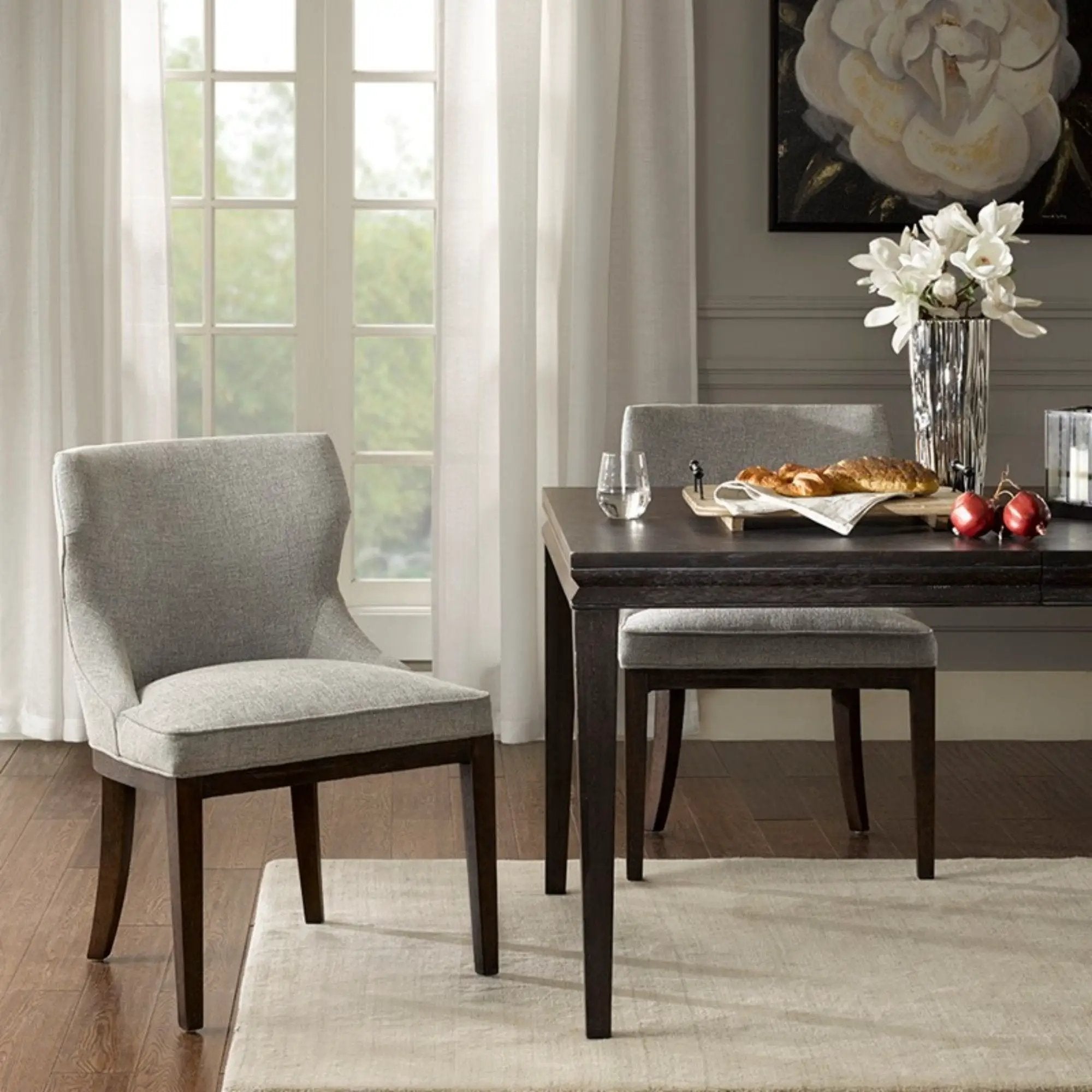 Hutton - Dining Side Chair (Set of 2) - Gray by Unique Piece Furniture