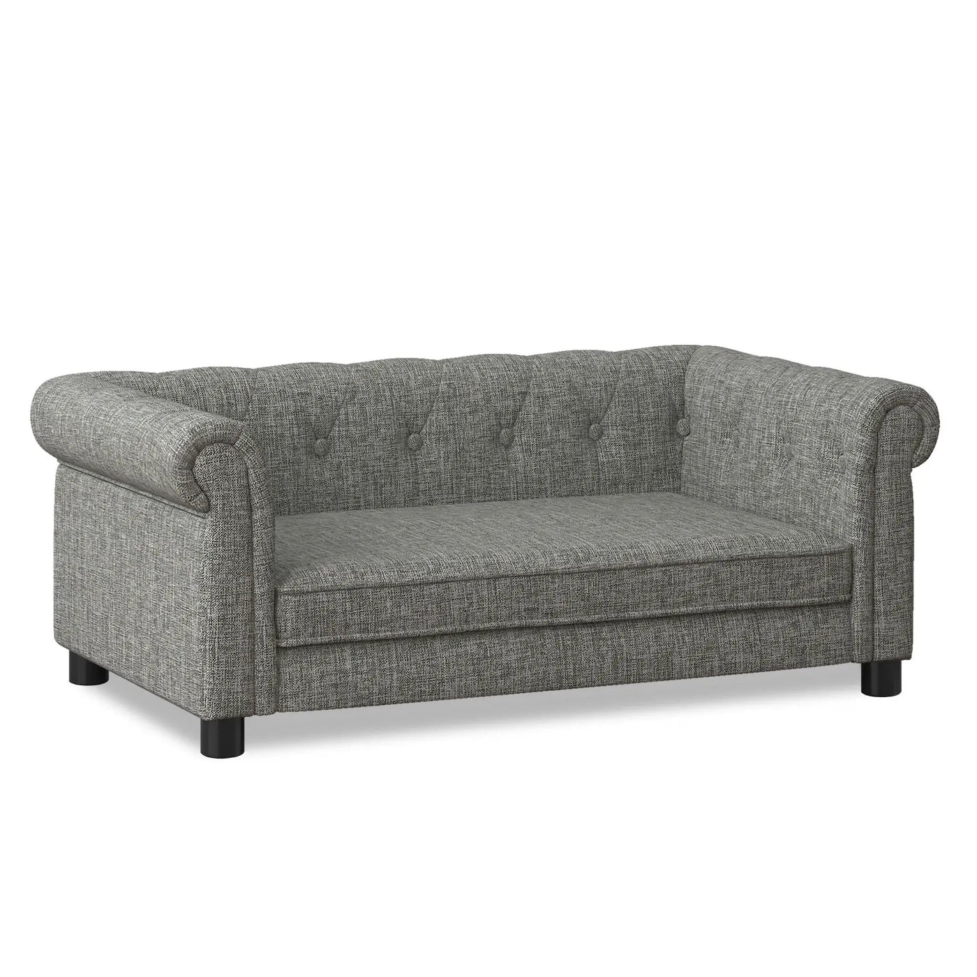 Modern Elegant Rectangle Pet Bed, Durable Elevated Dog Sofa by HouseOfZazla