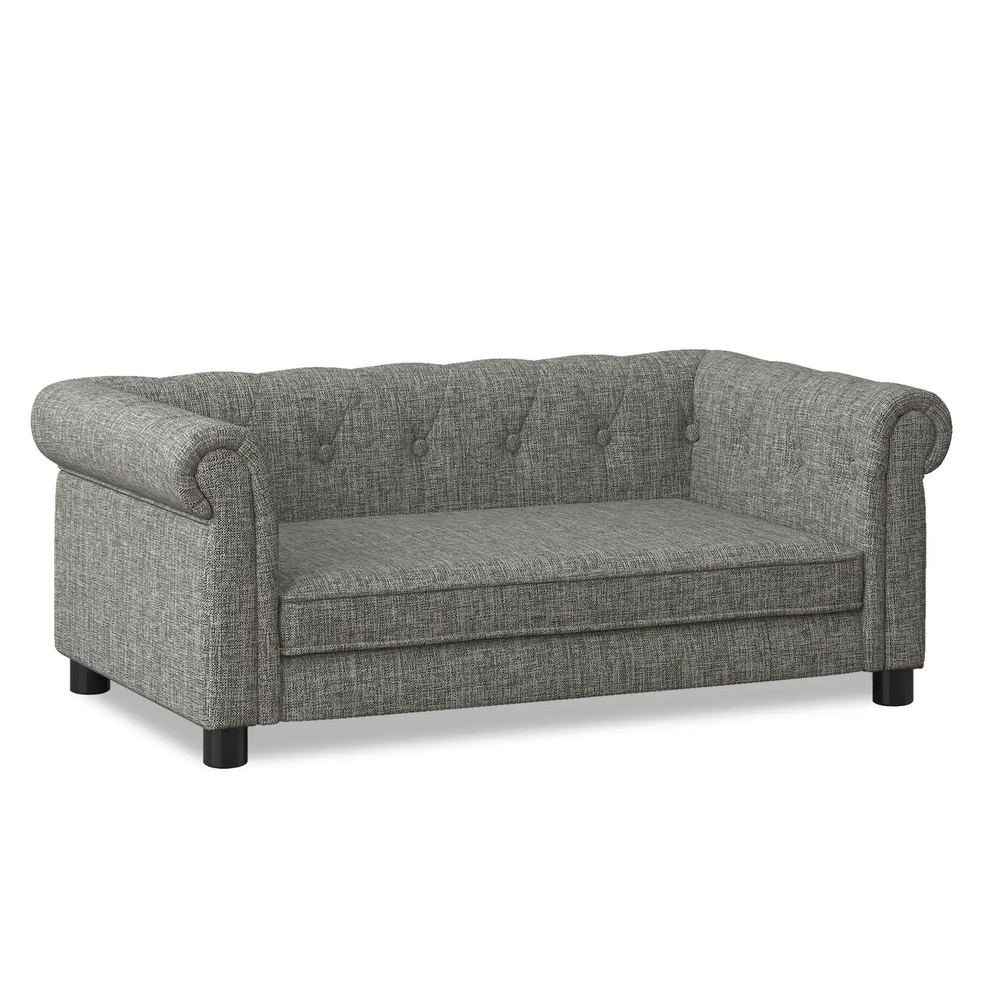 Modern Elegant Rectangle Pet Bed, Durable Elevated Dog Sofa by HouseOfZazla