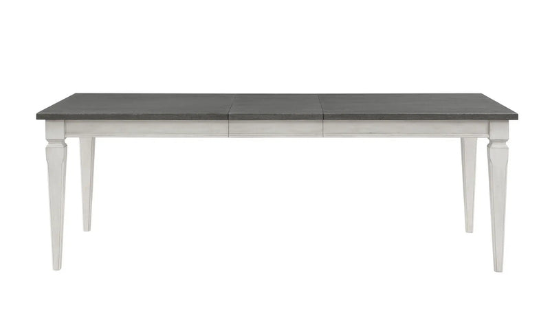 Katia - Dining Table With Leaf - Gray / White by Unique Piece Furniture