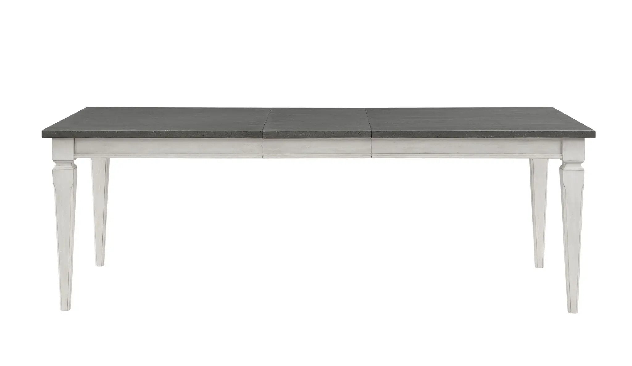 Katia Dining Table With Leaf - Gray / White by HouseOfZazla