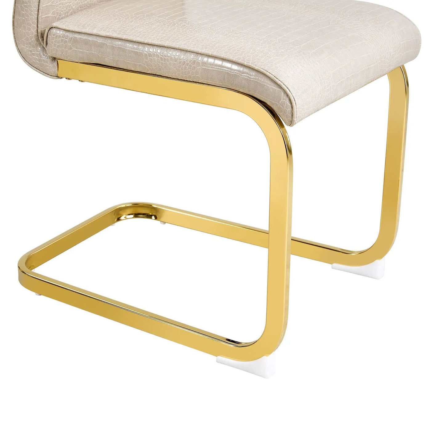 Elegant Design Alligator Skin Upholstered Dining Chairs by HouseOfZazla