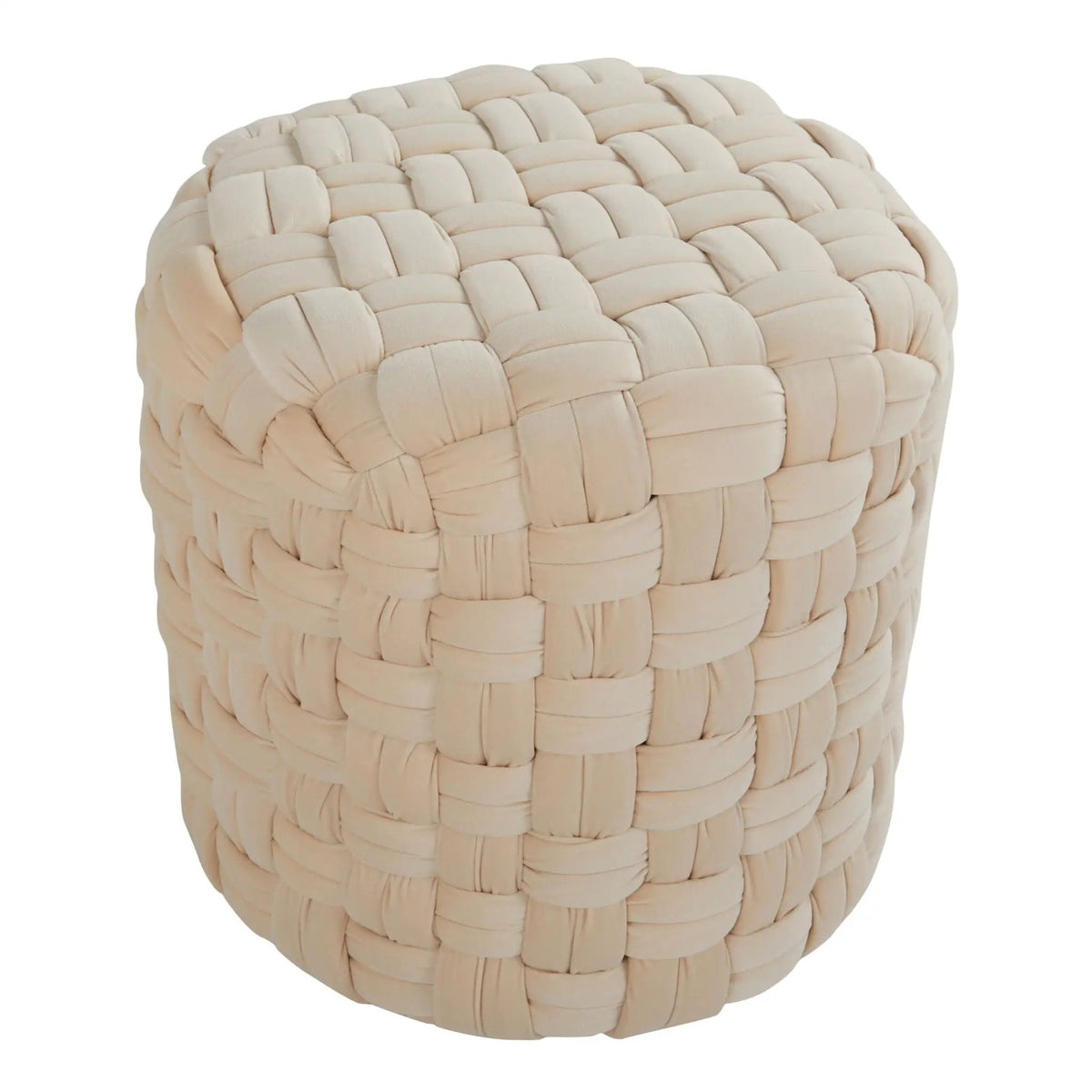Braided - Versatile Round Ottoman by HouseOfZazla