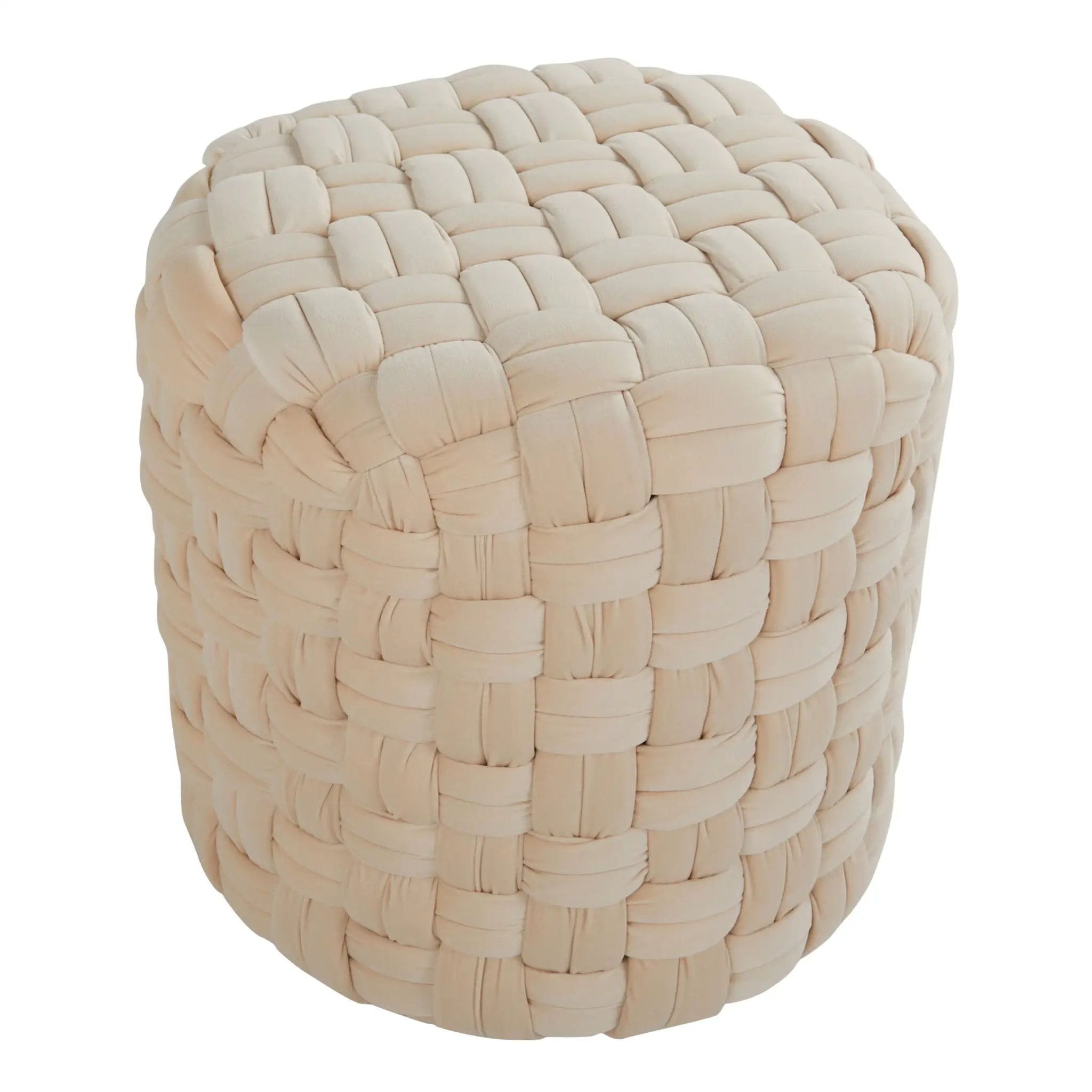 Braided - Versatile Round Ottoman by Unique Piece Furniture