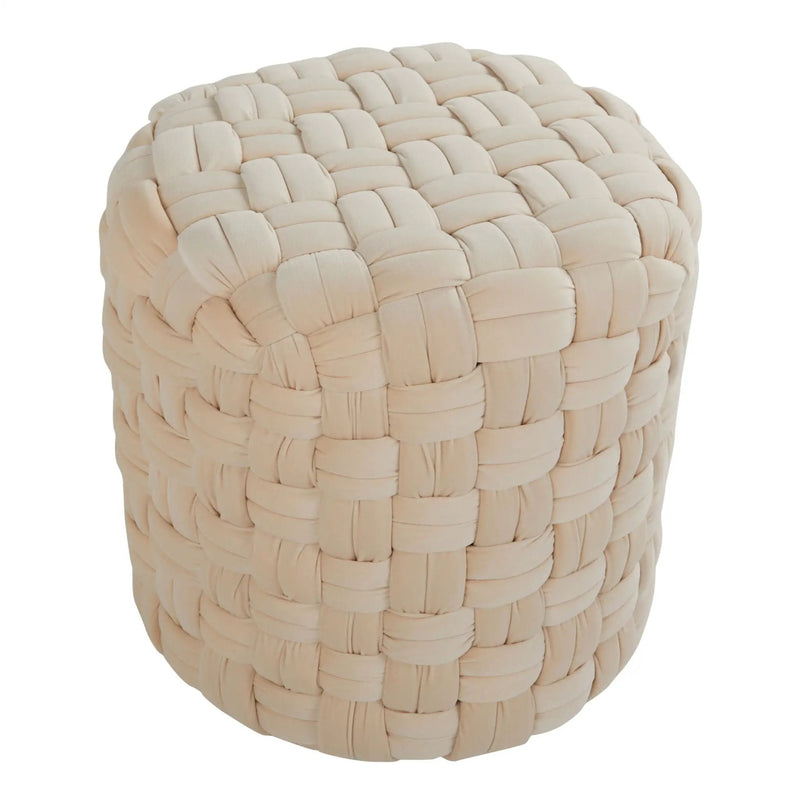 Braided - Versatile Round Ottoman by HouseOfZazla