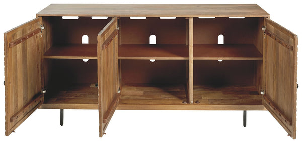 Kerrings - Accent Cabinet - Brown / Black / White, photo 2 of 7