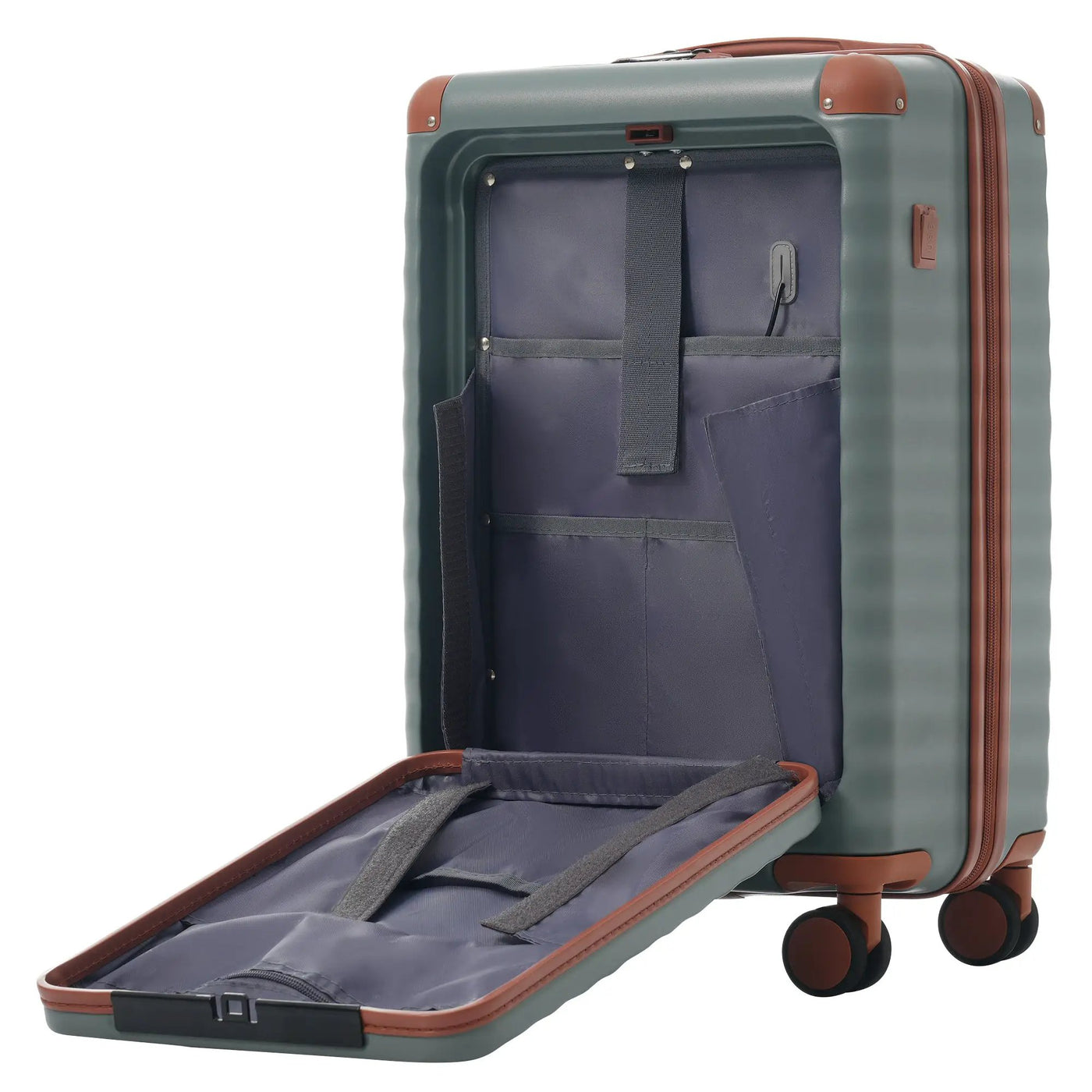Deluxe 5-Piece Hard-Side Luggage Set with USB and TSA Locks by HouseOfZazla