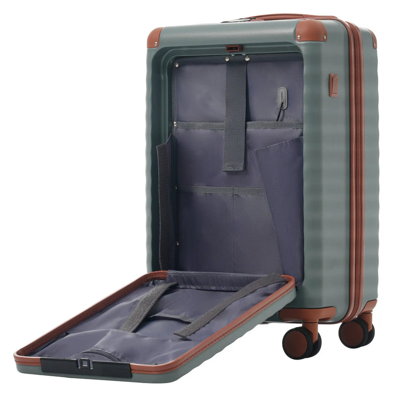 Deluxe 5-Piece Hard-Side Luggage Set with USB and TSA Locks by HouseOfZazla