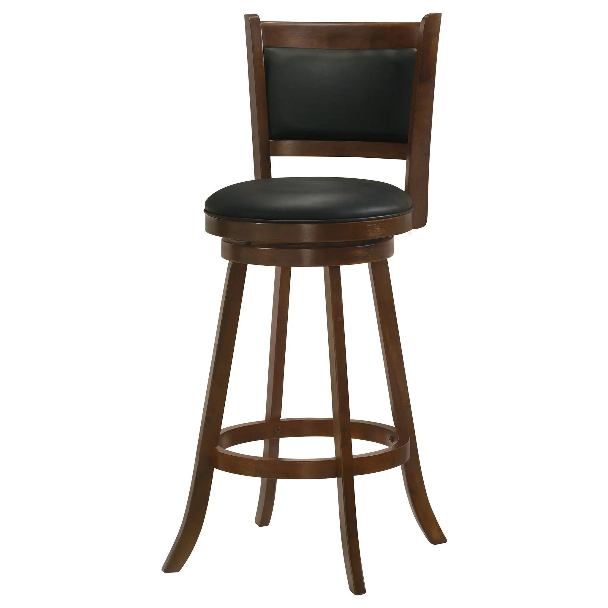 Broxton Upholstered Swivel Bar Chair Chestnut (Set of 2) by Unique Piece Furniture