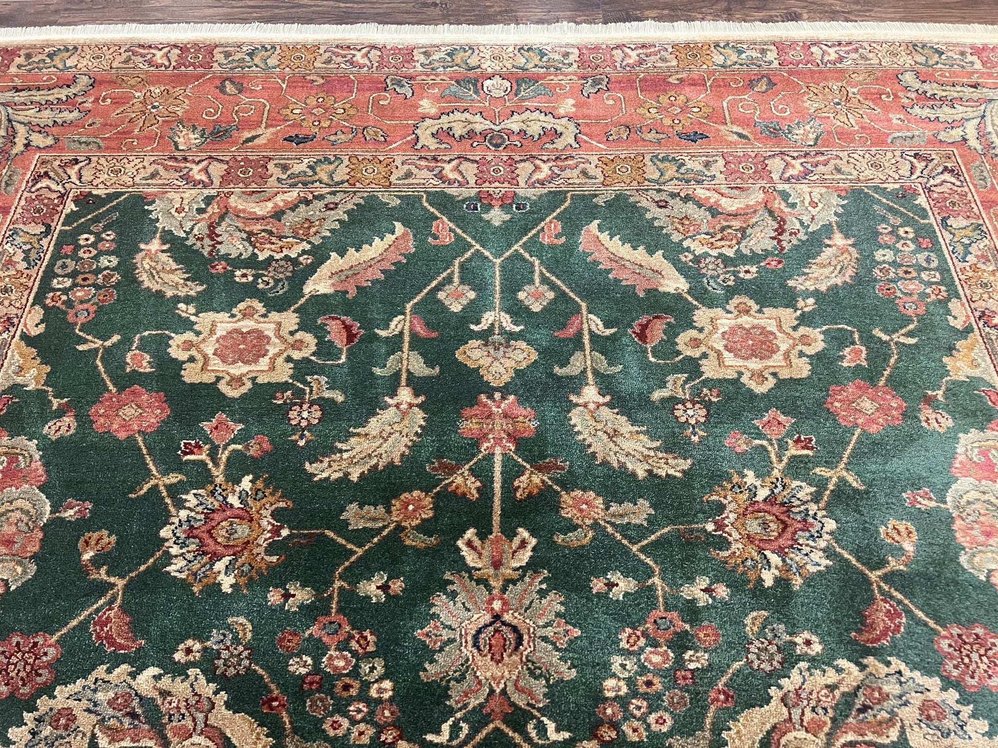 Karastan Rug 8.8 x 10 Samovar Teawash Agra #900-905, Vintage Wool Karastan Area Rug by Jewel Rugs