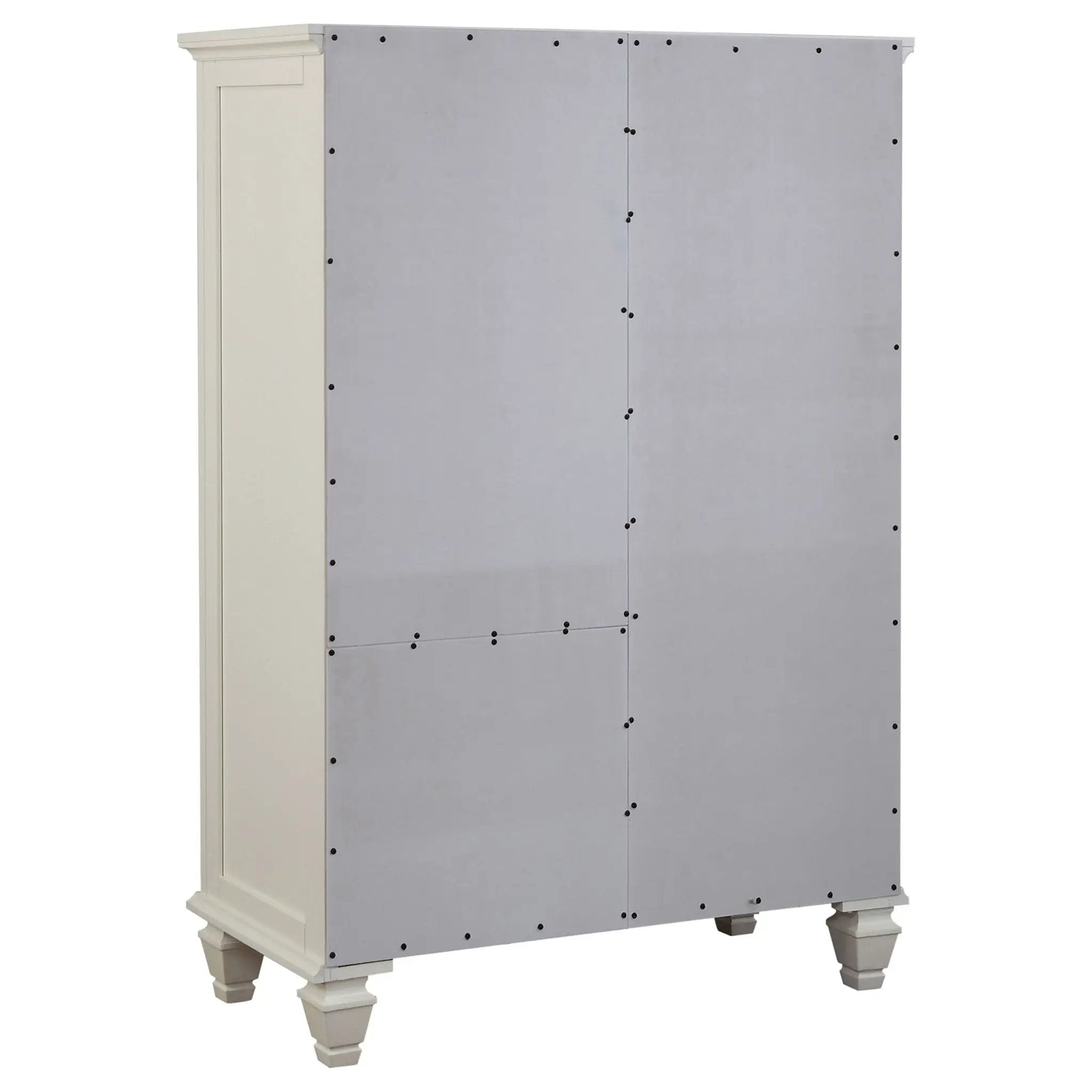 Sandy Beach 8-drawer Door Chest Cream White by Unique Piece Furniture