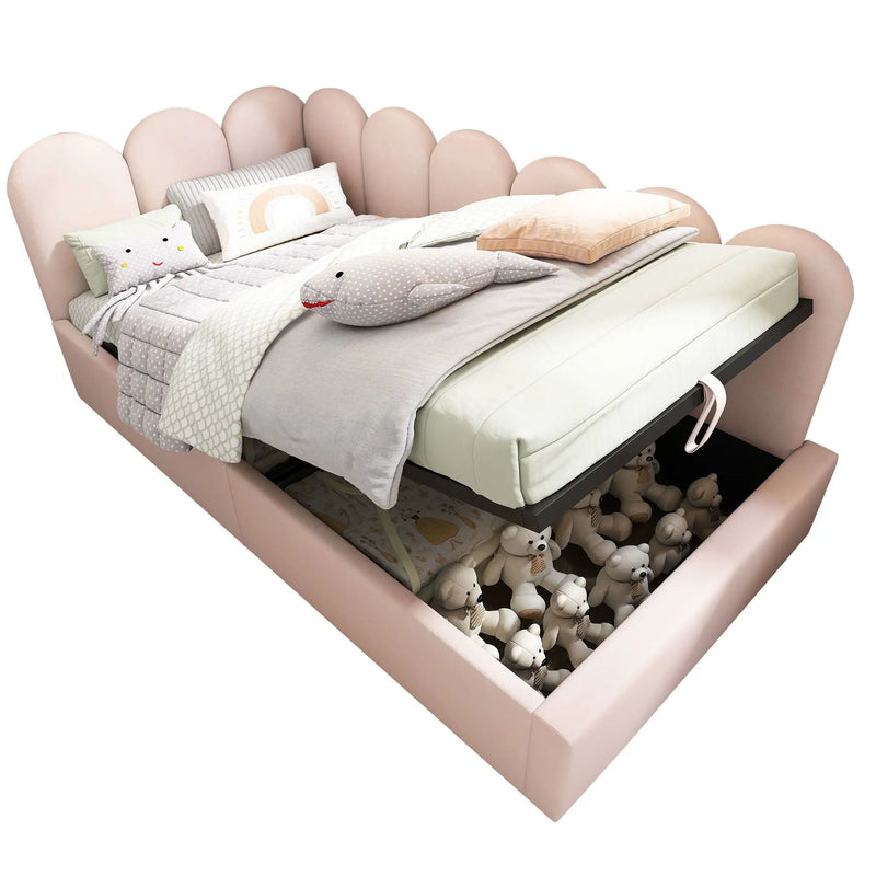 Upholstered Daybed With Metal Slatted Base by HouseOfZazla