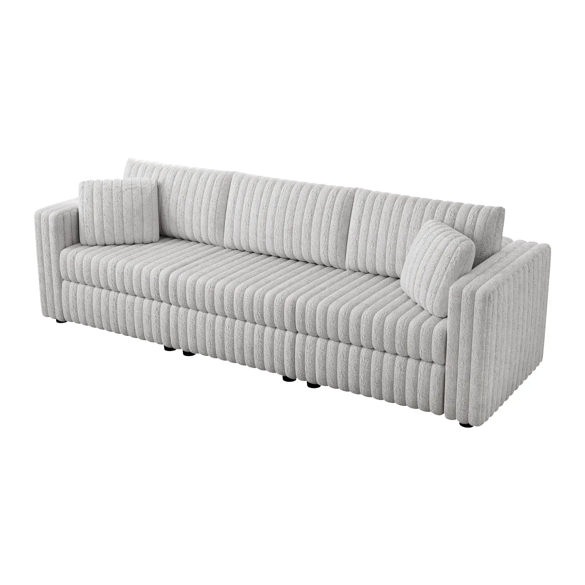 106.3" Soft Modular 3-Person Sofa by HouseOfZazla