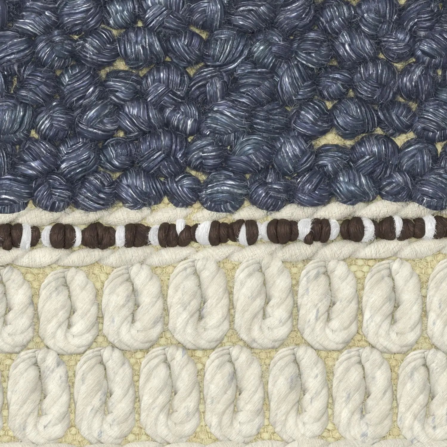 Grady - Handcrafted Square Pouf by HouseOfZazla