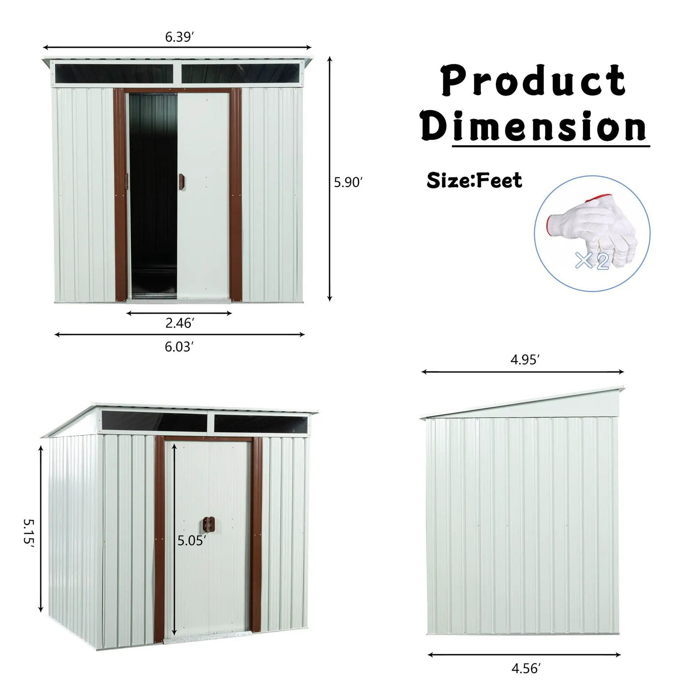 Outdoor Storage Shed by HouseOfZazla