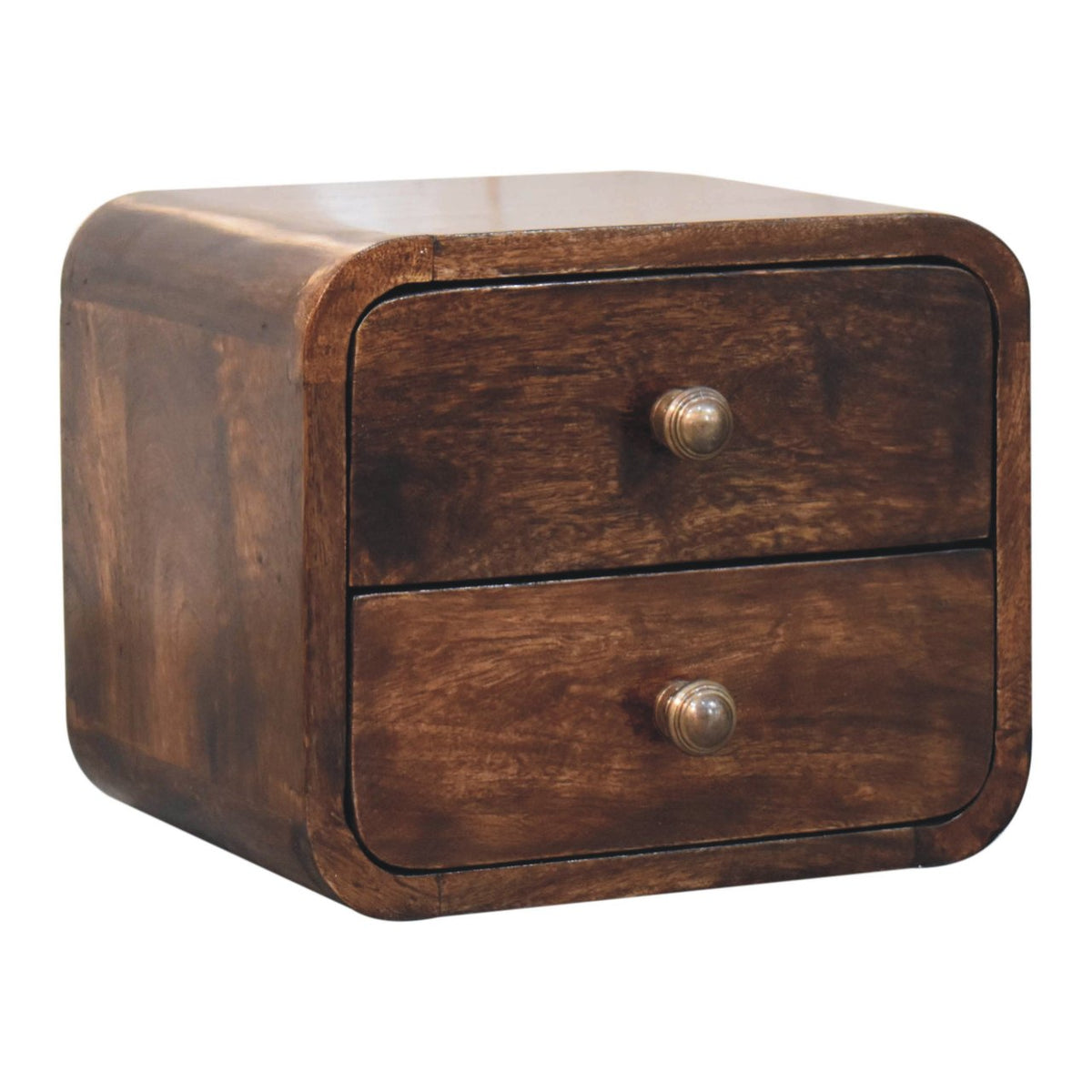 Solid Wood Mini Curved Nightstand, photo 3 of 10