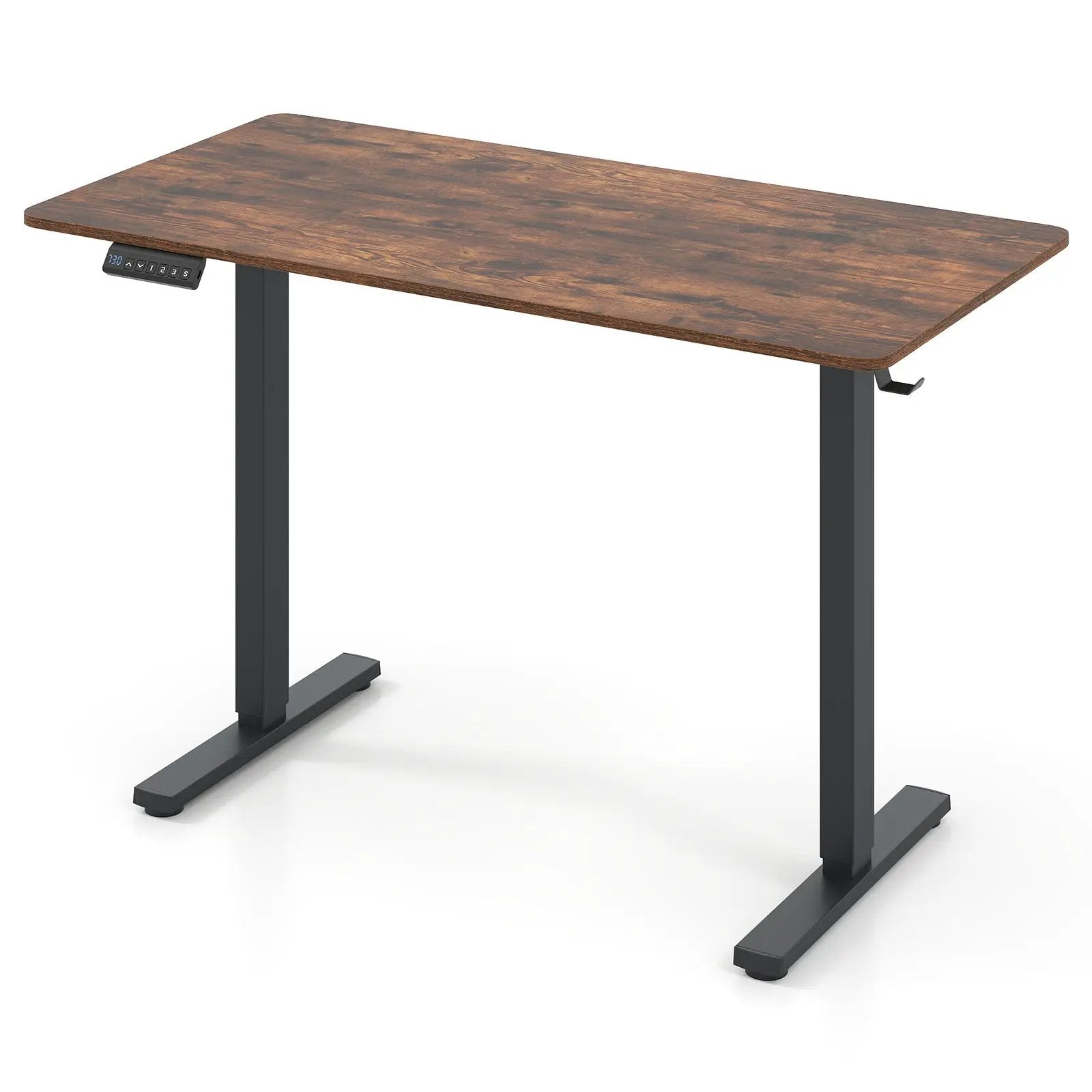 48 Inch x 24 Inch Ergonomic Electric Standing Desk with 3 Memory Settings for Home Office by DirectDeals