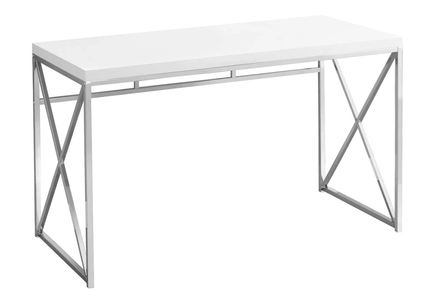 Computer Desk for Home Office, Laptop, Glossy Contemporary & Modern by HouseOfZazla
