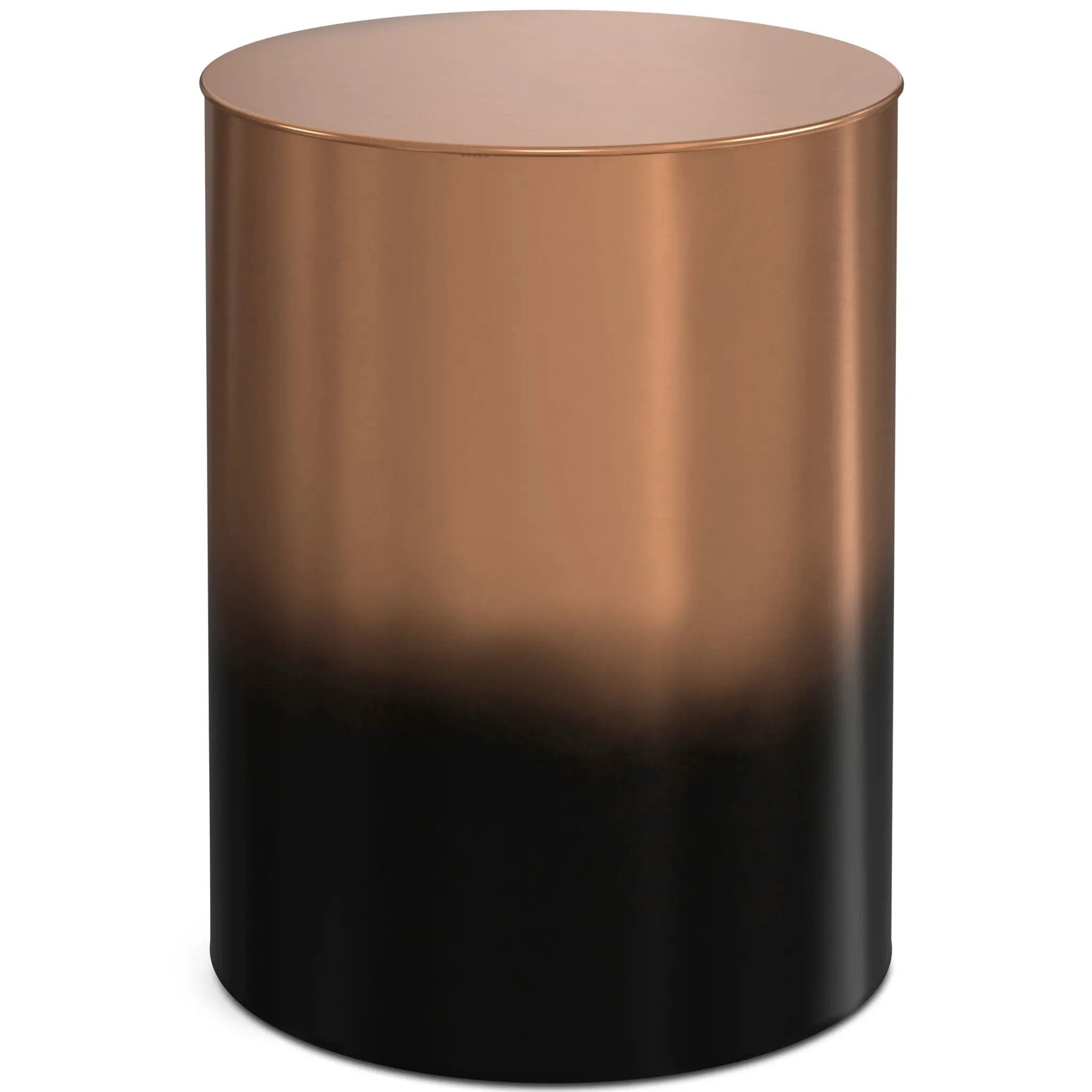 Curtis - Ombre Metal Cylinder Accent Table by HouseOfZazla