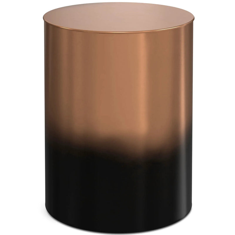 Curtis - Ombre Metal Cylinder Accent Table by HouseOfZazla