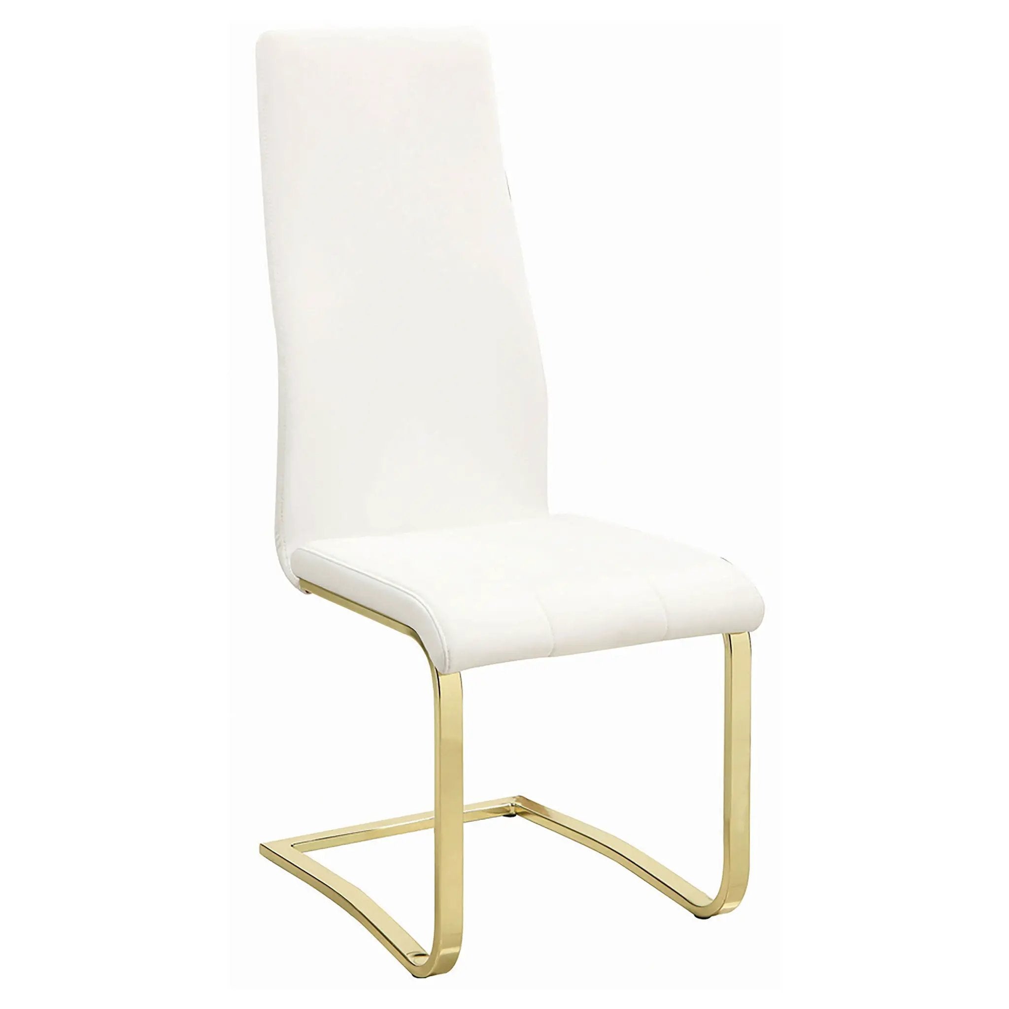 Montclair Upholstered Dining Side Chair White (Set of 4) by Unique Piece Furniture
