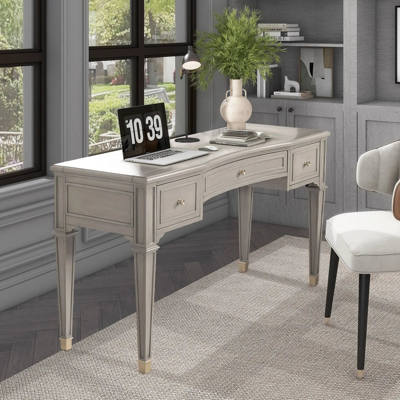 Dauphin - 3 Drawer Executive Desk by HouseOfZazla
