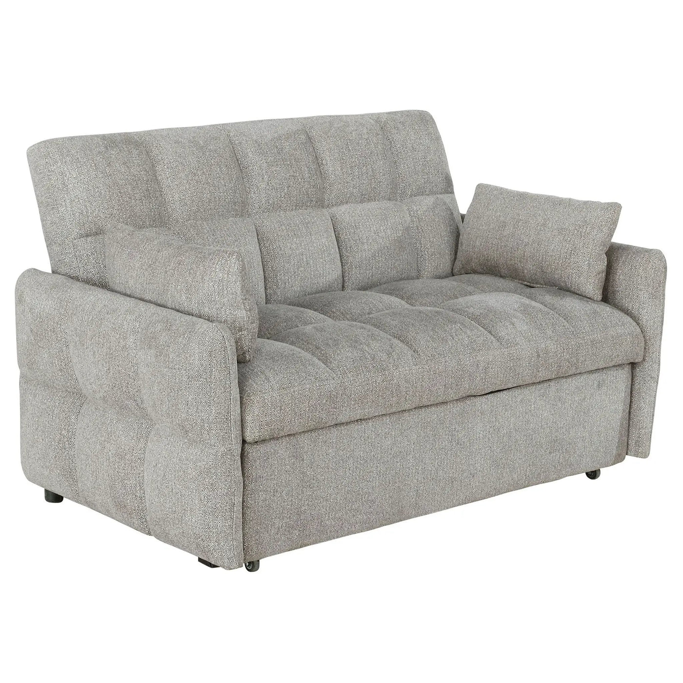 Alvara - Tufted Cushion Pull Out Sleeper Sofa Bed by HouseOfZazla