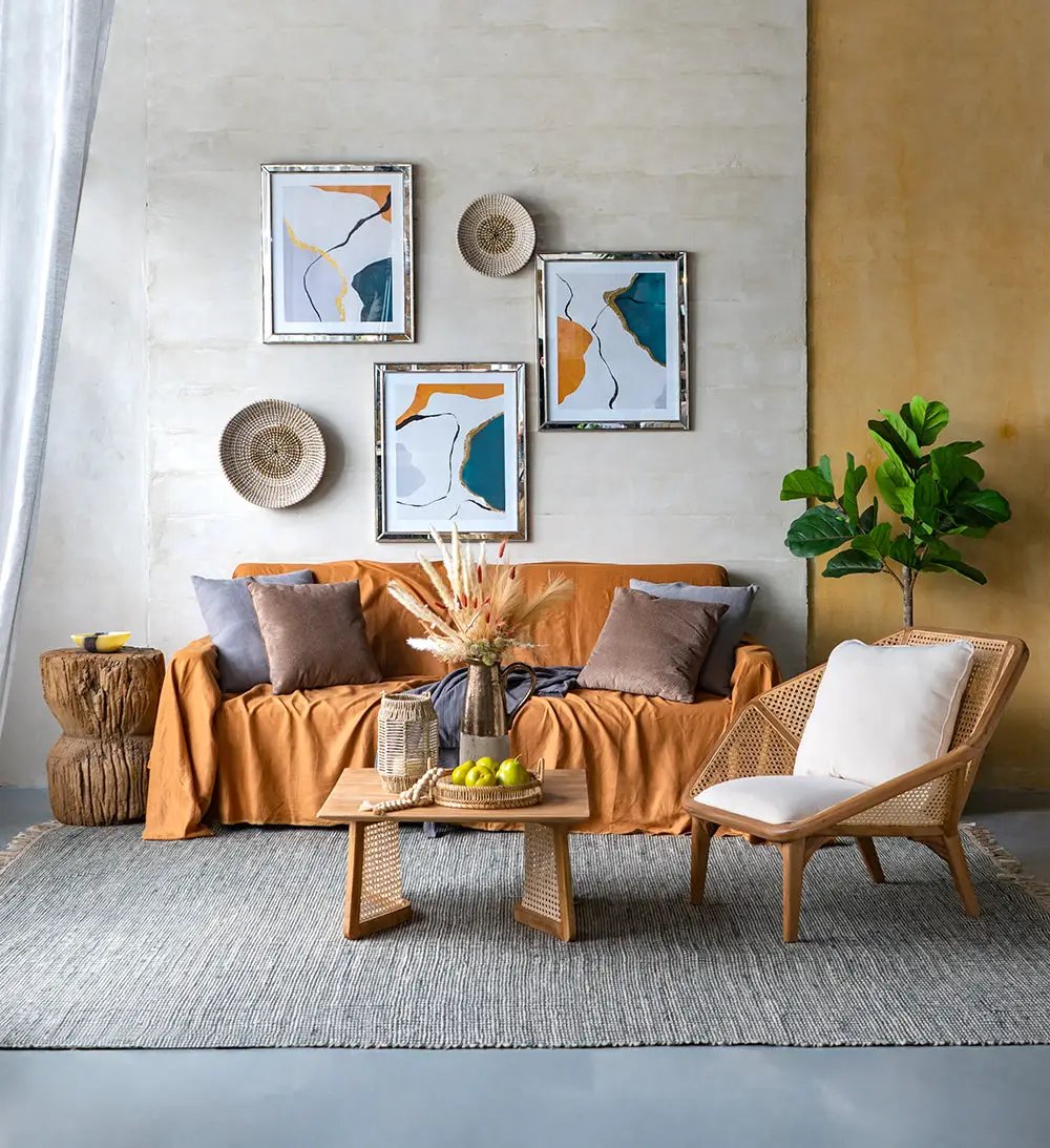 S/2 Kira Woven Seagrass Bowls by HouseOfZazla