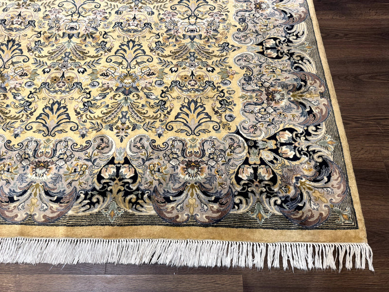 Pak Persian Rug 8x10, Allover Pattern, Fine 225 KPSI, Cream by Jewel Rugs