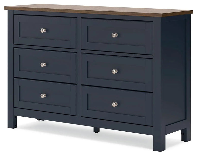 Landocken - Dresser - Brown / Blue by Unique Piece Furniture
