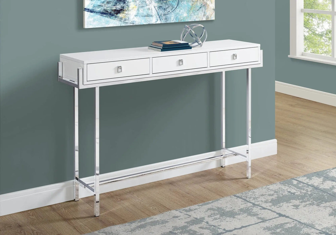 Accent Console Table For Entryway, Storage Drawer, Contemporary & Modern by Unique Piece Furniture