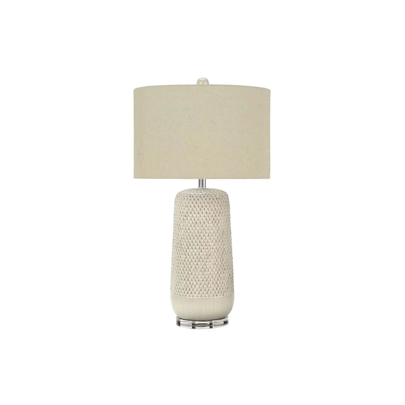 Contemporary Lighting, Table Lamp, Ceramic, Resin - Cream by Unique Piece Furniture