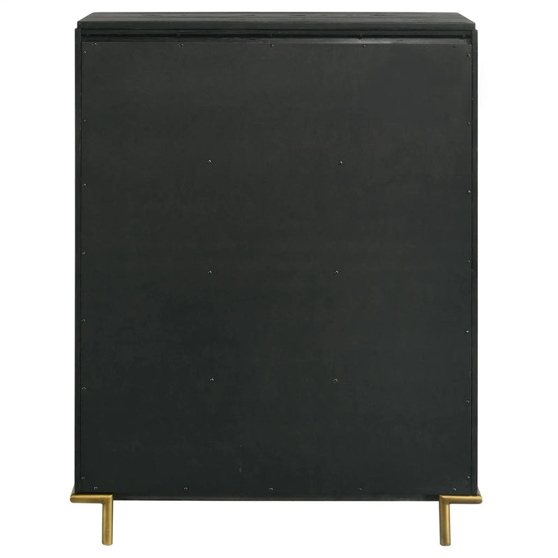 Arini 5-drawer Bedroom Chest Black by Unique Piece Furniture
