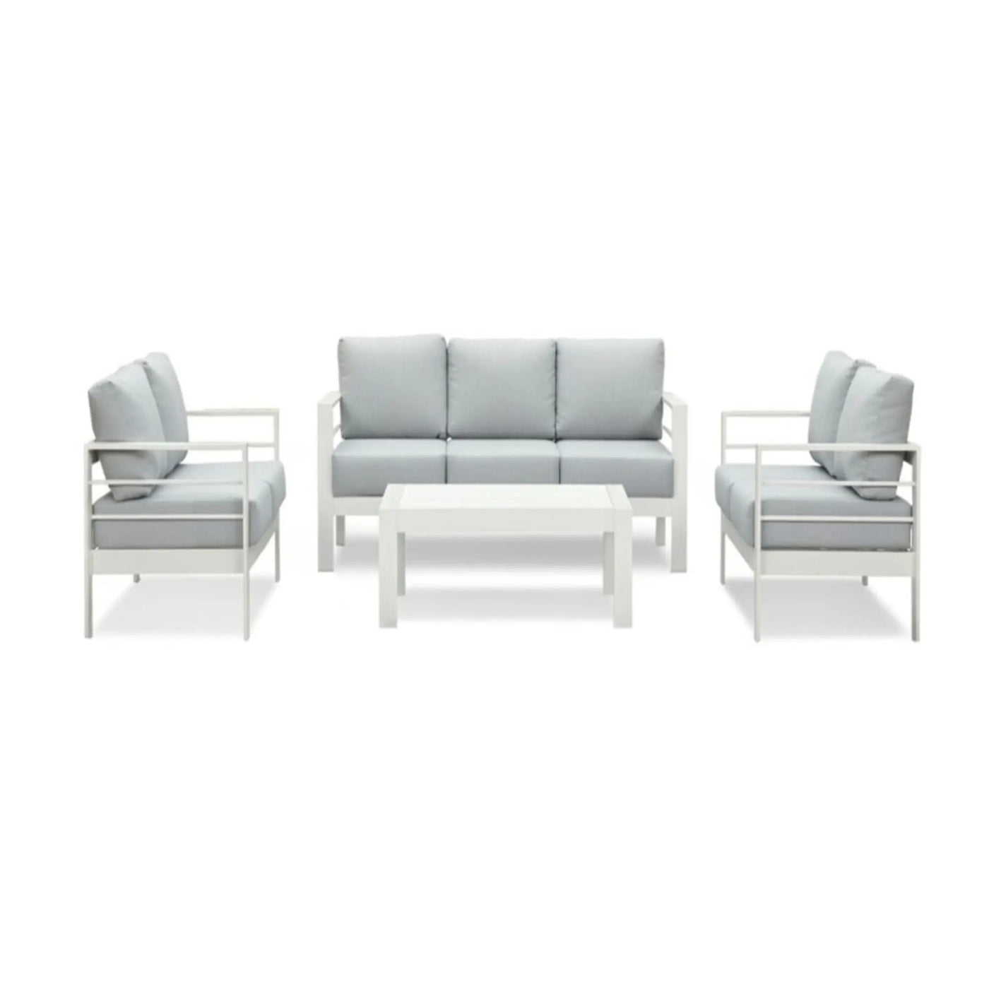 Outdoor Patio Set With All-Weather Thick Cushions by HouseOfZazla