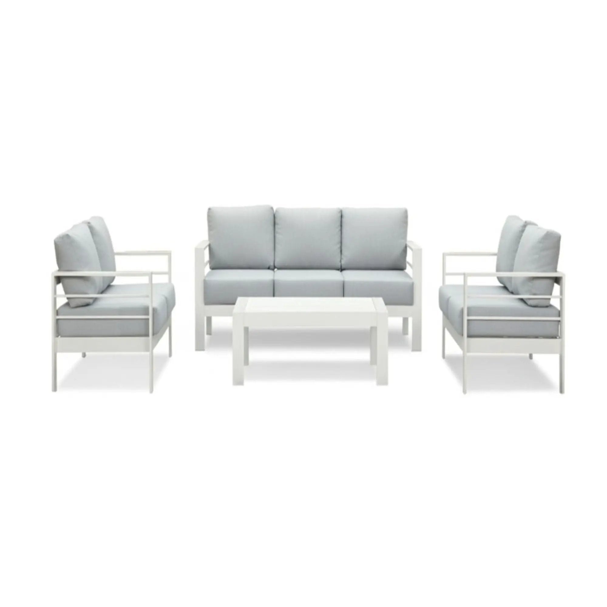 Outdoor Patio Set With All-Weather Thick Cushions by HouseOfZazla