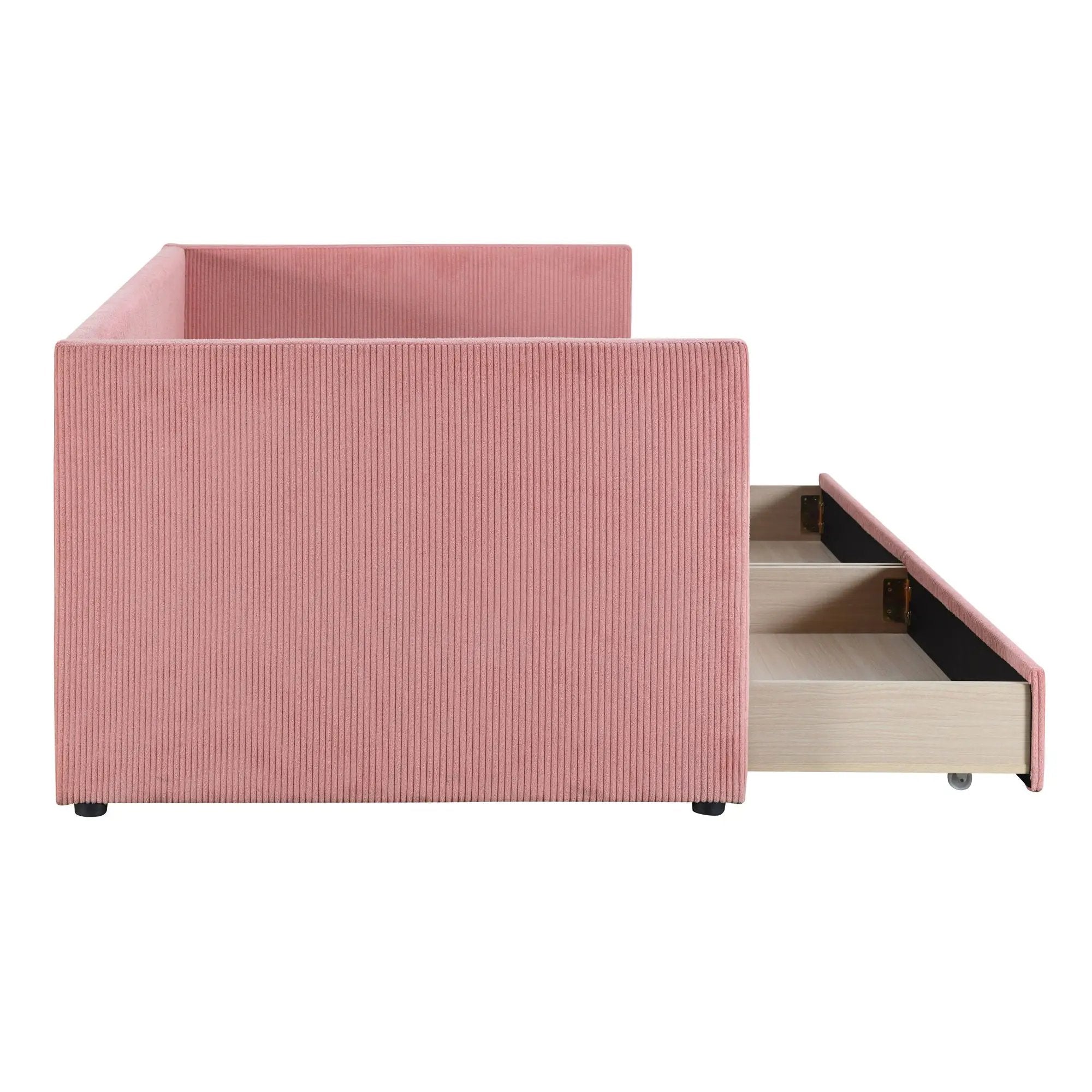 Daybed With Two Drawers And Wood Slat by HouseOfZazla