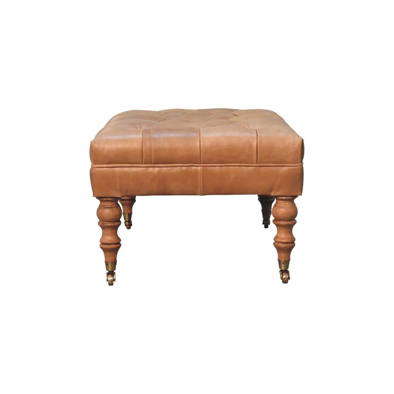 Buffalo - Ottoman With Castor Legs by HouseOfZazla