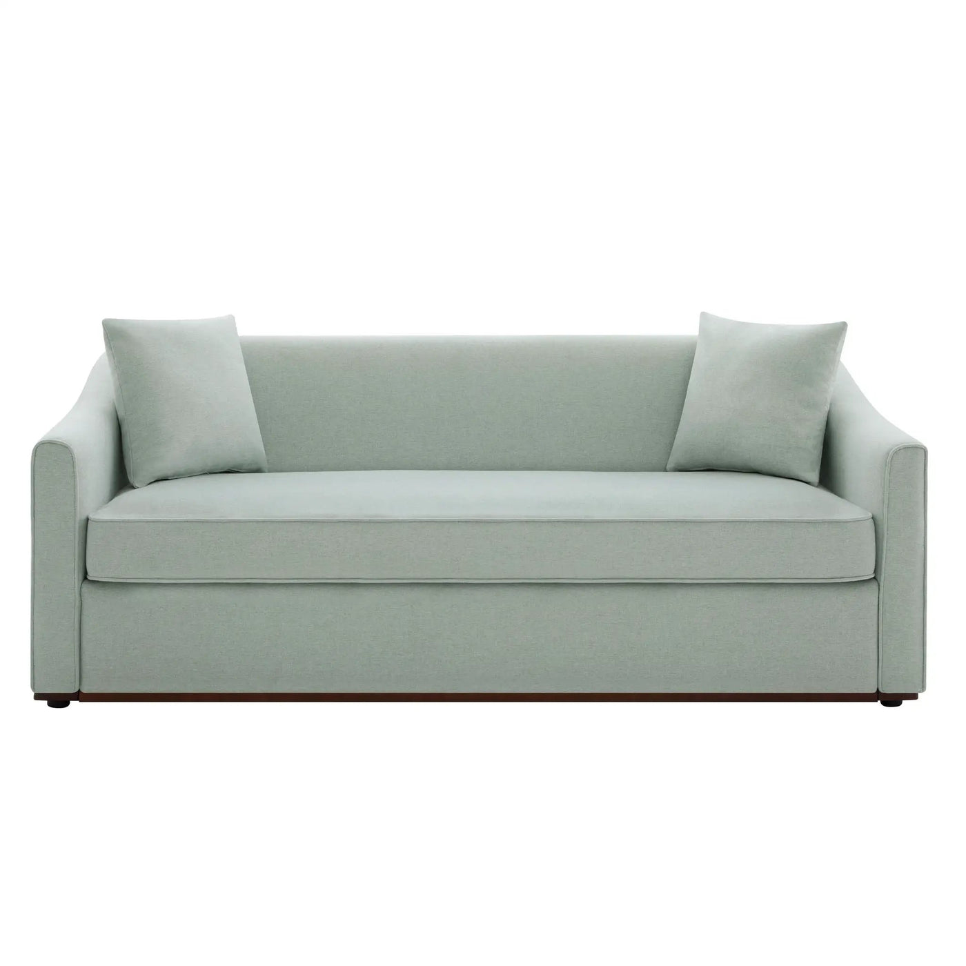 3 Seater Sofa With Wrap Around Armrests And Throw Pillows by HouseOfZazla