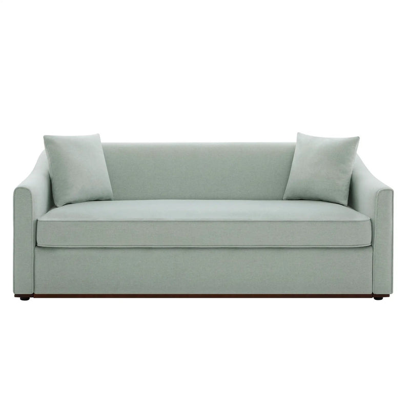 3 Seater Sofa With Wrap Around Armrests And Throw Pillows by HouseOfZazla