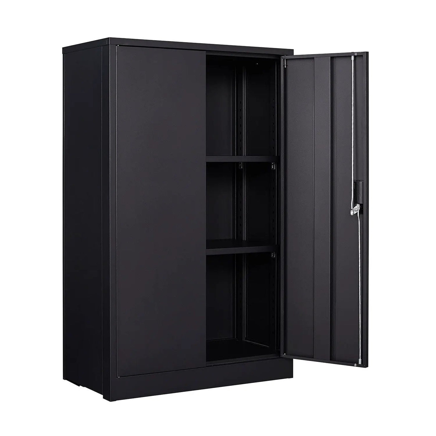 Metal Storage Cabinet With Locking Doors And Adjustable Shelf, Folding Filing Storage Cabinet, Folding Storage Locker Cabinet For Home Office, School, Garage by HouseOfZazla
