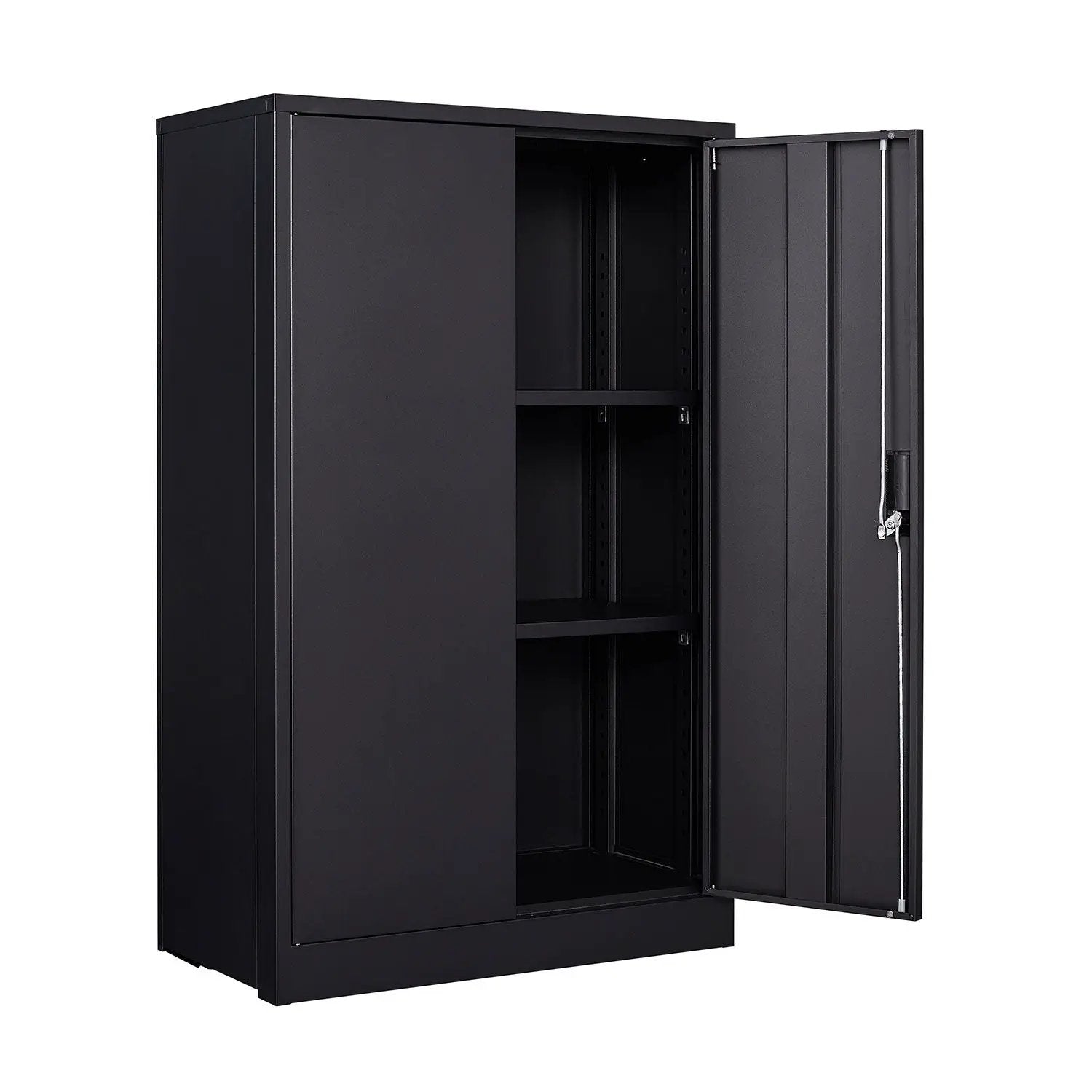 Metal Storage Cabinet With Locking Doors And Adjustable Shelf, Folding Filing Storage Cabinet, Folding Storage Locker Cabinet For Home Office, School, Garage by HouseOfZazla