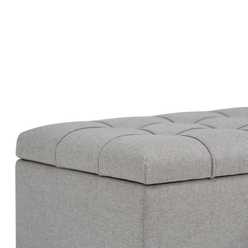 Sienna - Upholstered Storage Ottoman Bench by HouseOfZazla