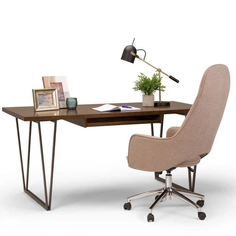 Ryder - Desk - Natural Aged Brown by HouseOfZazla