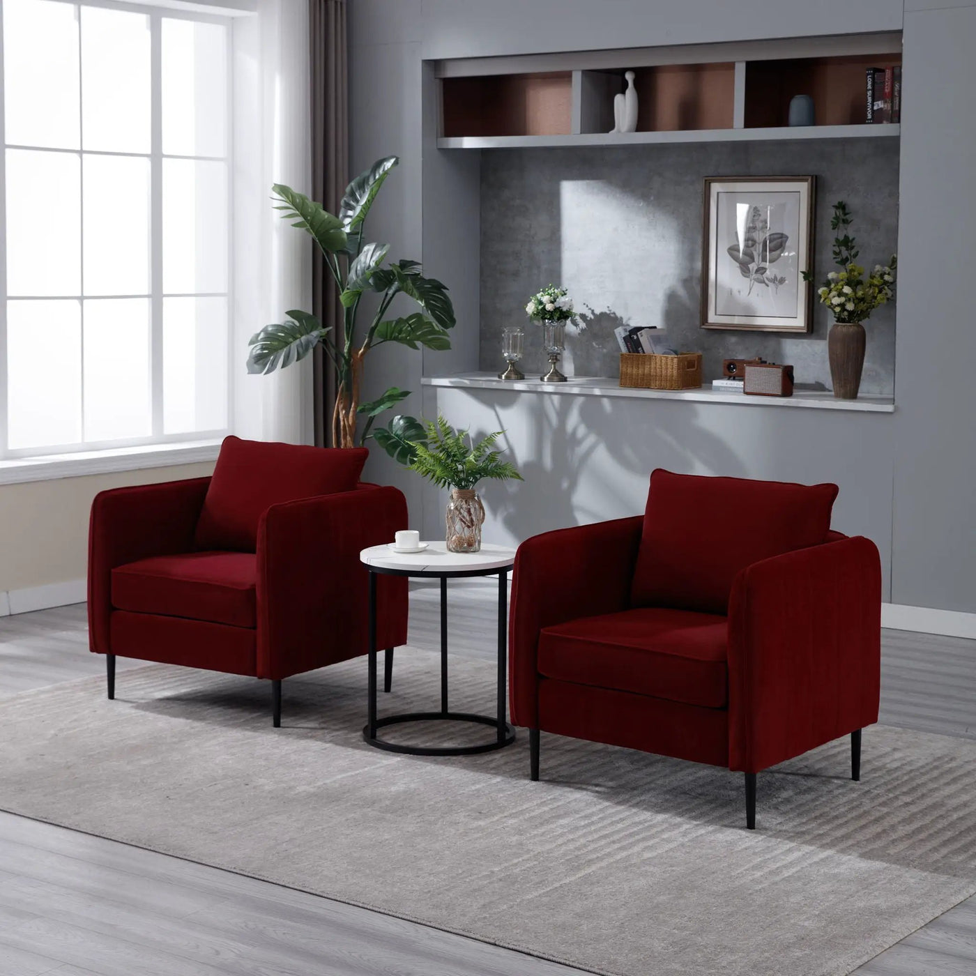 Accent Chair With Pillow For Living Room by HouseOfZazla