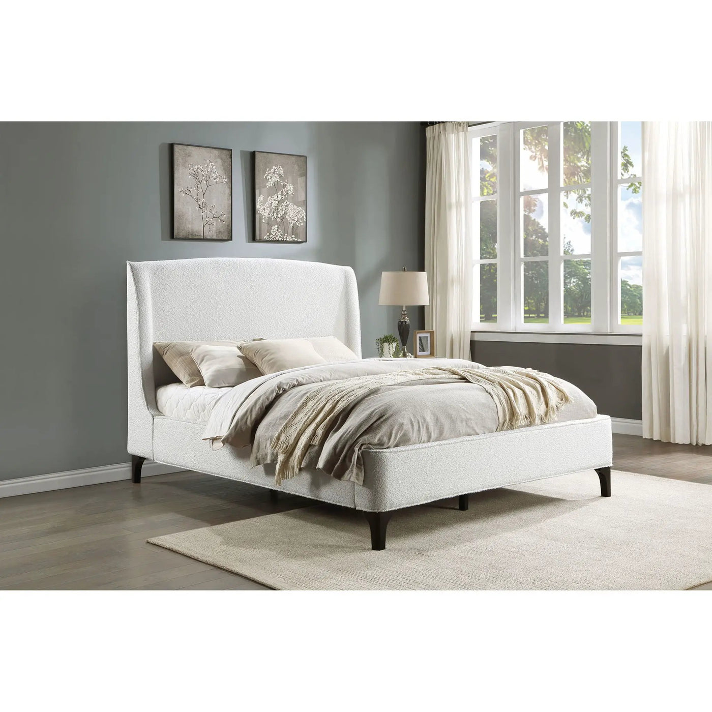 Theodore - Wingback Bed by HouseOfZazla