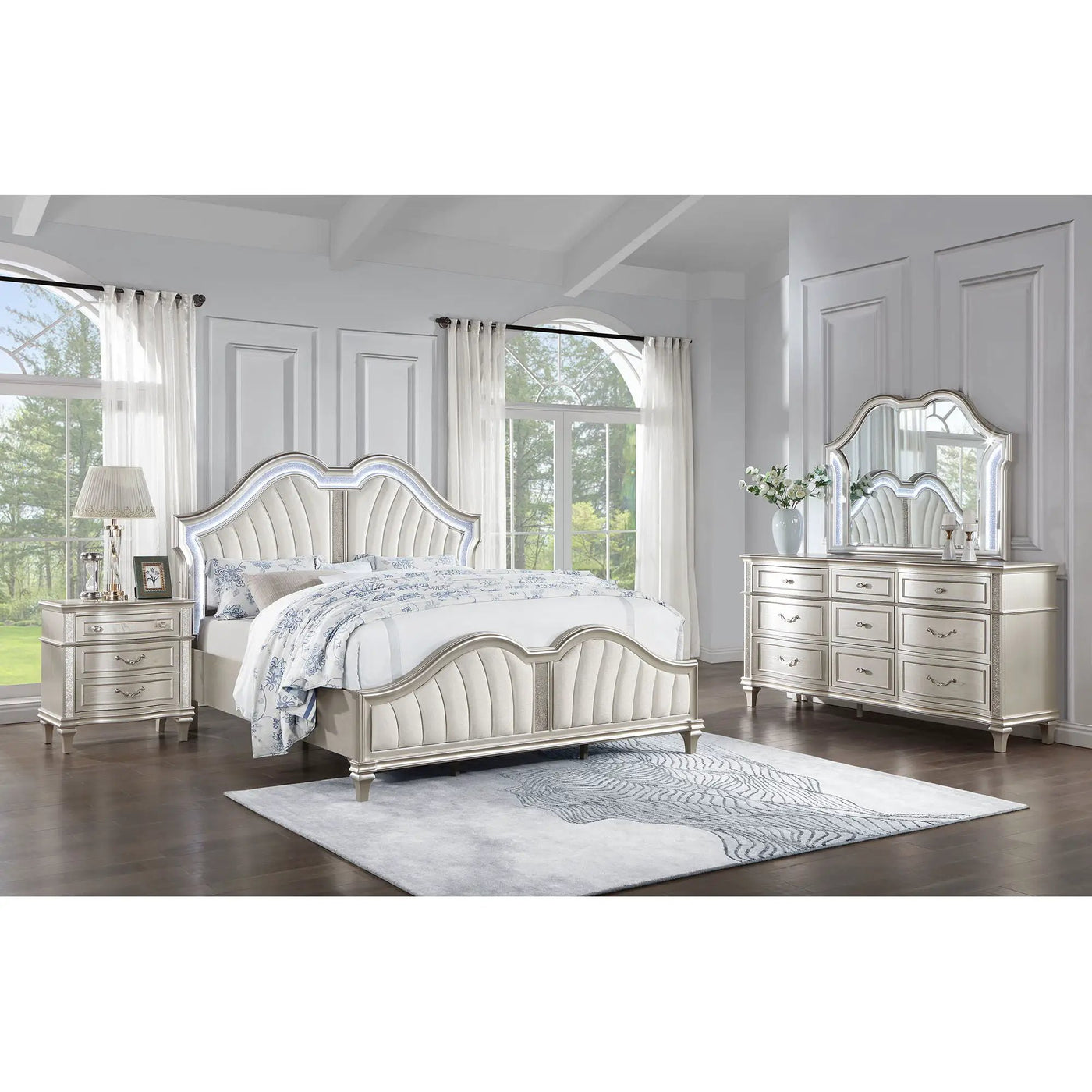 Evangeline - 4 Piece Bedroom Set by HouseOfZazla
