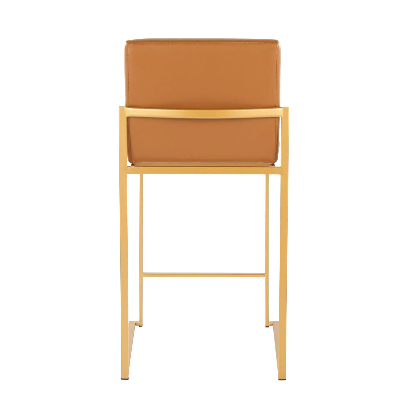 Fuji - Contemporary High Back Barstool (Set of 2) by HouseOfZazla